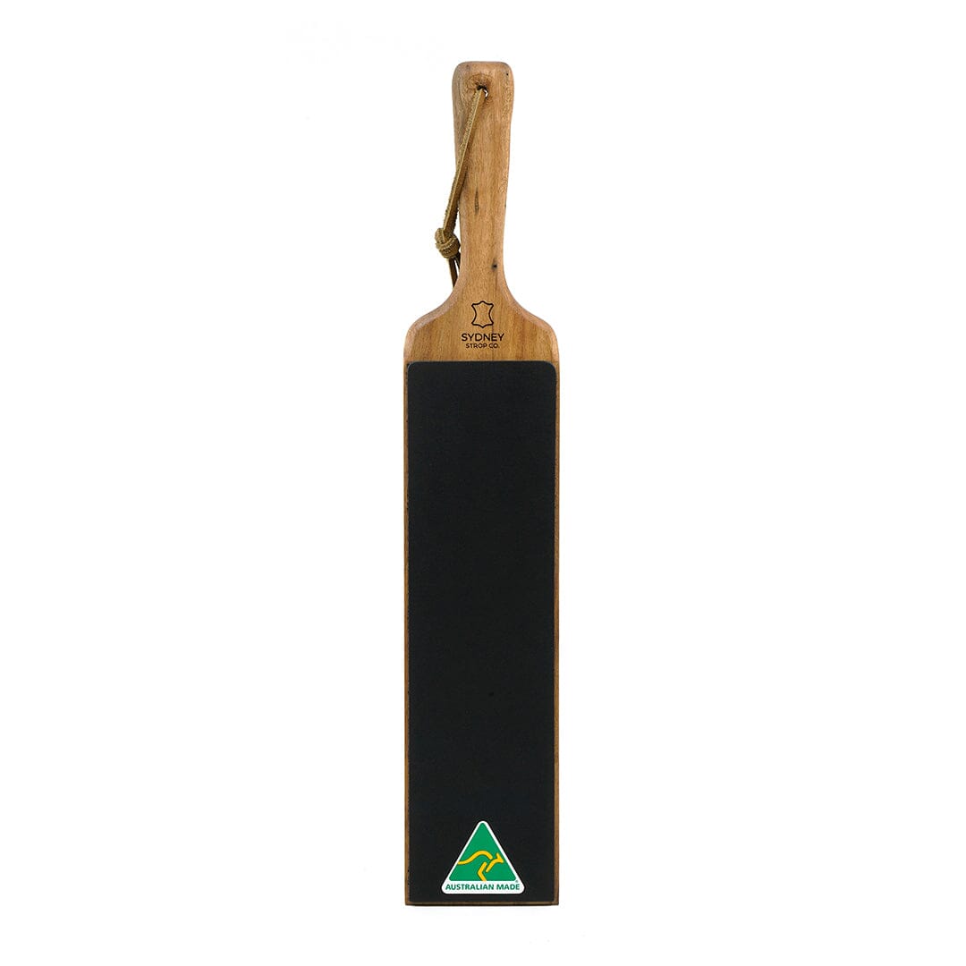 Double-Sided Paddle Strop - Black Cow Leather - Made in Australia