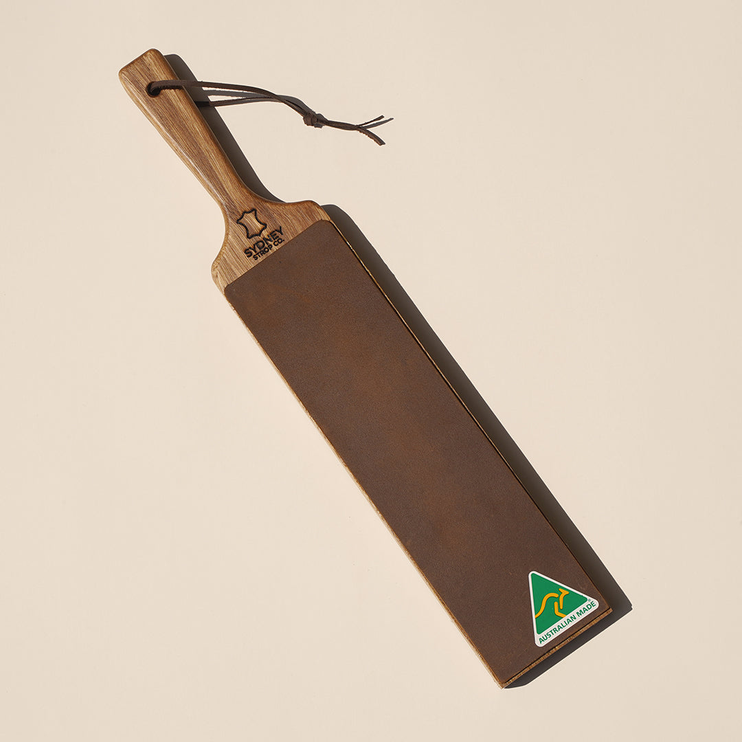 Double-Sided Paddle Strop - Brown Cow Leather - Wholesale Bundle X10